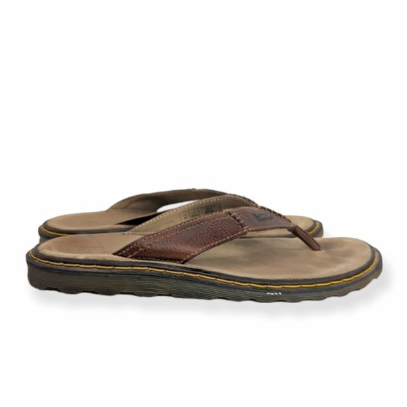 Dr Martens Leather Flip Flop Thong 